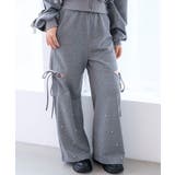 スリット入りキラキラスウェットパンツ | MAJESTIC LEGON  | 詳細画像12 