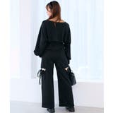 スリット入りキラキラスウェットパンツ | MAJESTIC LEGON  | 詳細画像19 