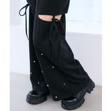 スリット入りキラキラスウェットパンツ | MAJESTIC LEGON  | 詳細画像23 