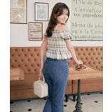 ブルー | ヒップハートフレアパンツ | MAJESTIC LEGON 