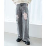 キラキラレースダメージデニム | MAJESTIC LEGON  | 詳細画像13 