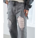 キラキラレースダメージデニム | MAJESTIC LEGON  | 詳細画像16 