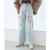 キラキラレースダメージデニム | MAJESTIC LEGON  | 詳細画像7 