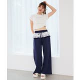 フリルレイヤードスウェットパンツ | MAJESTIC LEGON  | 詳細画像21 