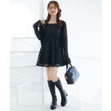 フラワーチュールミニキャミワンピ | MAJESTIC LEGON  | 詳細画像9 