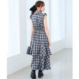 デコルテオープンノースリロングワンピ | MAJESTIC LEGON  | 詳細画像12 