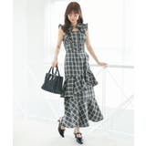 デコルテオープンノースリロングワンピ | MAJESTIC LEGON  | 詳細画像14 