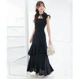 デコルテオープンノースリロングワンピ | MAJESTIC LEGON  | 詳細画像21 