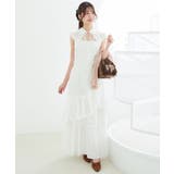 オフ | デコルテオープンノースリロングワンピ | MAJESTIC LEGON 