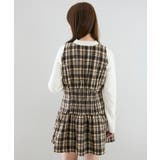 フロントリボンチェックミニジャンスカ | MAJESTIC LEGON  | 詳細画像14 