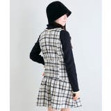 フロントリボンチェックミニジャンスカ | MAJESTIC LEGON  | 詳細画像7 