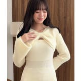 リボンボレロドッキングニットワンピ | MAJESTIC LEGON | 詳細画像8