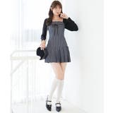 ドッキングプリーツミニワンピ | MAJESTIC LEGON  | 詳細画像1 