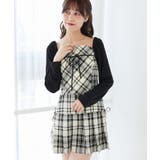 ドッキングプリーツミニワンピ | MAJESTIC LEGON  | 詳細画像6 