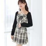 ドッキングプリーツミニワンピ | MAJESTIC LEGON  | 詳細画像7 