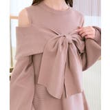 ビジューリボンニットミニワンピース | MAJESTIC LEGON  | 詳細画像13 