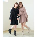 ビジューリボンニットミニワンピース | MAJESTIC LEGON  | 詳細画像3 