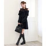 ビジューリボンニットミニワンピース | MAJESTIC LEGON  | 詳細画像45 