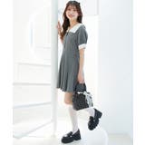 衿配色ミニワンピース | MAJESTIC LEGON  | 詳細画像11 