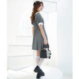 衿配色ミニワンピース | MAJESTIC LEGON  | 詳細画像12 