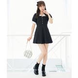 衿配色ミニワンピース | MAJESTIC LEGON  | 詳細画像2 