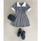 衿配色ミニワンピース | MAJESTIC LEGON  | 詳細画像21 