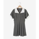 衿配色ミニワンピース | MAJESTIC LEGON  | 詳細画像23 