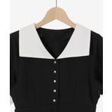 衿配色ミニワンピース | MAJESTIC LEGON  | 詳細画像26 