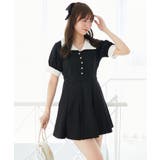 衿配色ミニワンピース | MAJESTIC LEGON  | 詳細画像5 