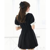 衿配色ミニワンピース | MAJESTIC LEGON  | 詳細画像7 