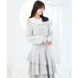 ツイードニットドッキングワンピース | MAJESTIC LEGON  | 詳細画像17 