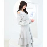 ツイードニットドッキングワンピース | MAJESTIC LEGON  | 詳細画像18 