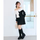 フロントビッグリボンニットミニワンピ | MAJESTIC LEGON  | 詳細画像5 