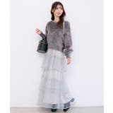 グレー | パールチェーンキャミワンピース | MAJESTIC LEGON 