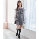 袖異素材ミニワンピース | MAJESTIC LEGON  | 詳細画像14 