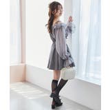 袖異素材ミニワンピース | MAJESTIC LEGON  | 詳細画像16 