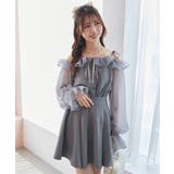 袖異素材ミニワンピース | MAJESTIC LEGON  | 詳細画像17 