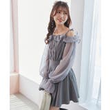 袖異素材ミニワンピース | MAJESTIC LEGON  | 詳細画像18 