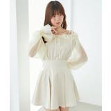 袖異素材ミニワンピース | MAJESTIC LEGON  | 詳細画像24 