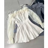 袖異素材ミニワンピース | MAJESTIC LEGON  | 詳細画像28 