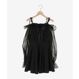 袖異素材ミニワンピース | MAJESTIC LEGON  | 詳細画像31 