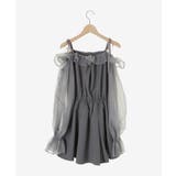 袖異素材ミニワンピース | MAJESTIC LEGON  | 詳細画像32 