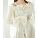 アイボリー | 袖異素材ミニワンピース | MAJESTIC LEGON 