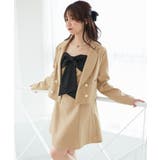 ベージュ | ダブルブレストショートジャケット | MAJESTIC LEGON 