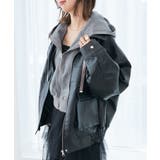 ヴィンテージライク合皮ブルゾン | MAJESTIC LEGON  | 詳細画像21 