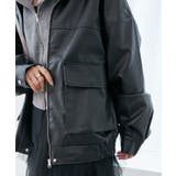 ヴィンテージライク合皮ブルゾン | MAJESTIC LEGON  | 詳細画像23 