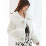 ビット付きフワフワショートコート | MAJESTIC LEGON  | 詳細画像18 