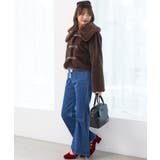 ビット付きフワフワショートコート | MAJESTIC LEGON  | 詳細画像35 