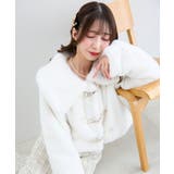 ビット付きフワフワショートコート | MAJESTIC LEGON  | 詳細画像9 