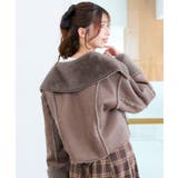 リバーシブルビッグカラーブルゾン | MAJESTIC LEGON  | 詳細画像17 